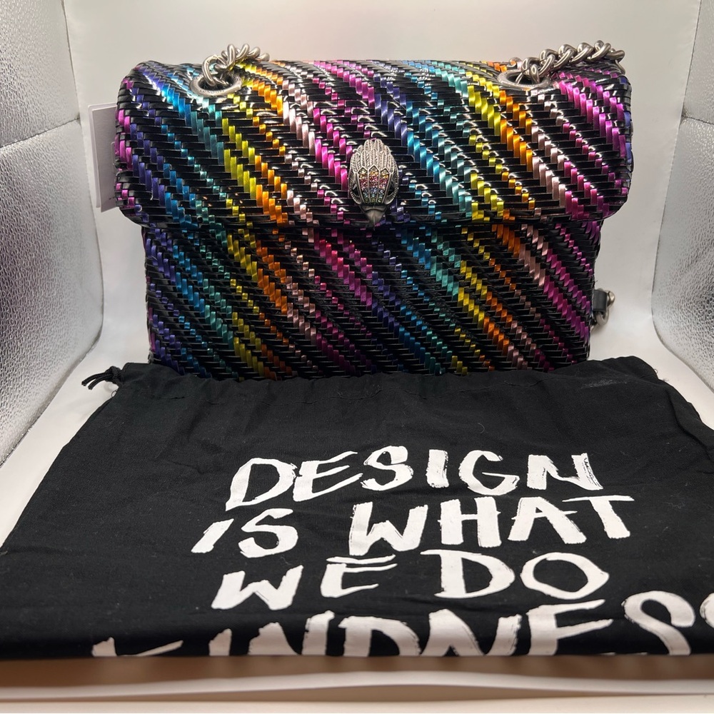 Kurt Geiger Multicolor Woven Shoulder Bag - Picture 4 of 6